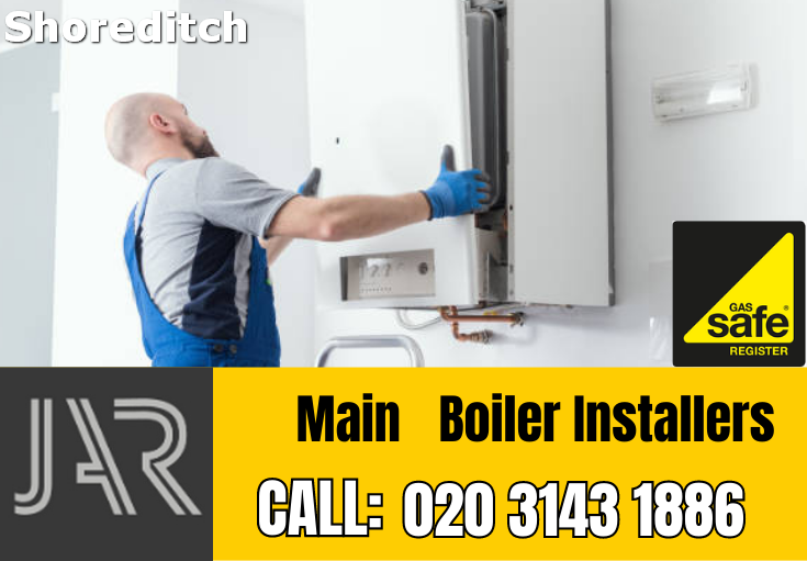 Main boiler installation Shoreditch